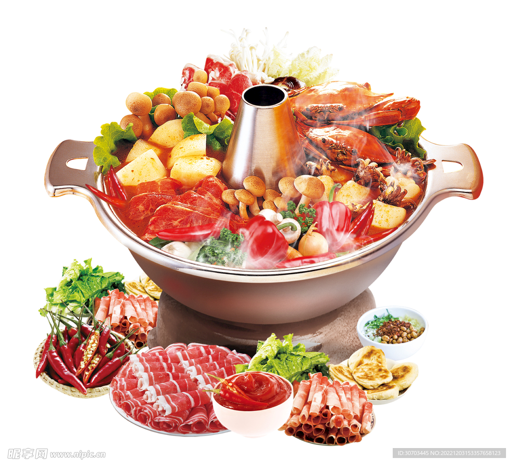 火锅和肉