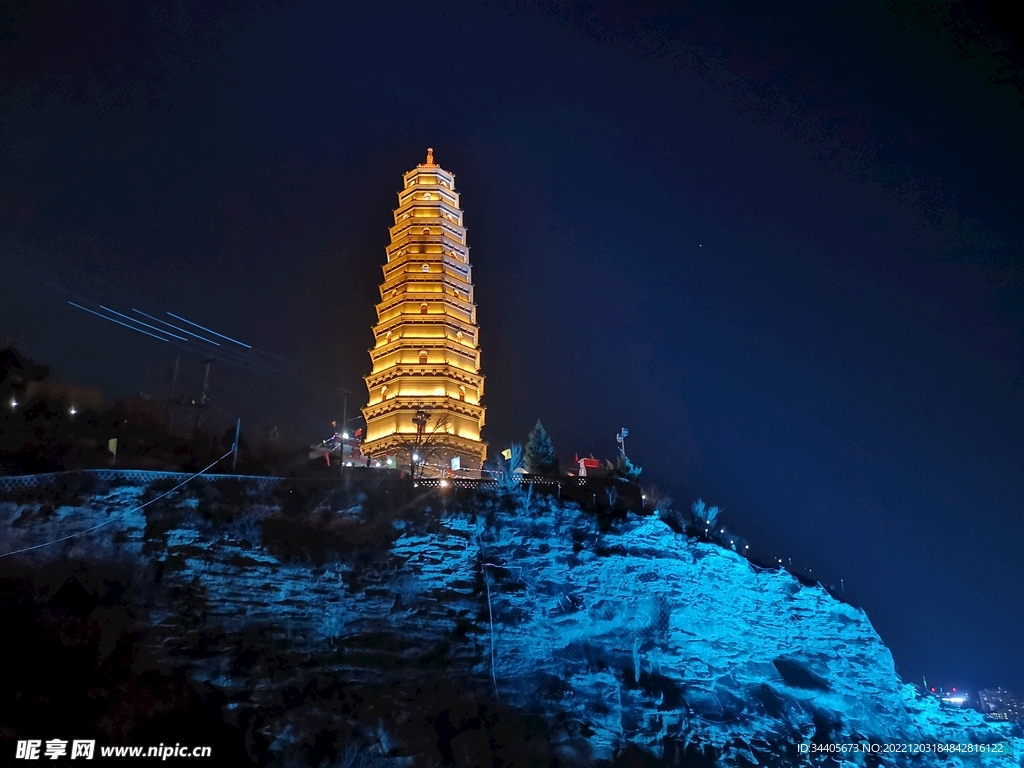 神木夜景