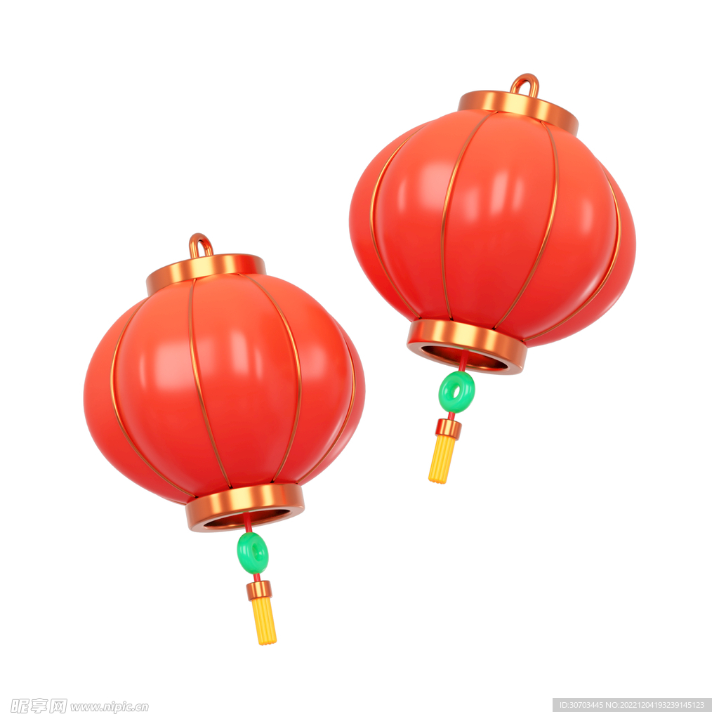红色圆形灯笼