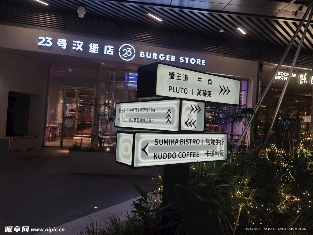 广场小品灯实拍图