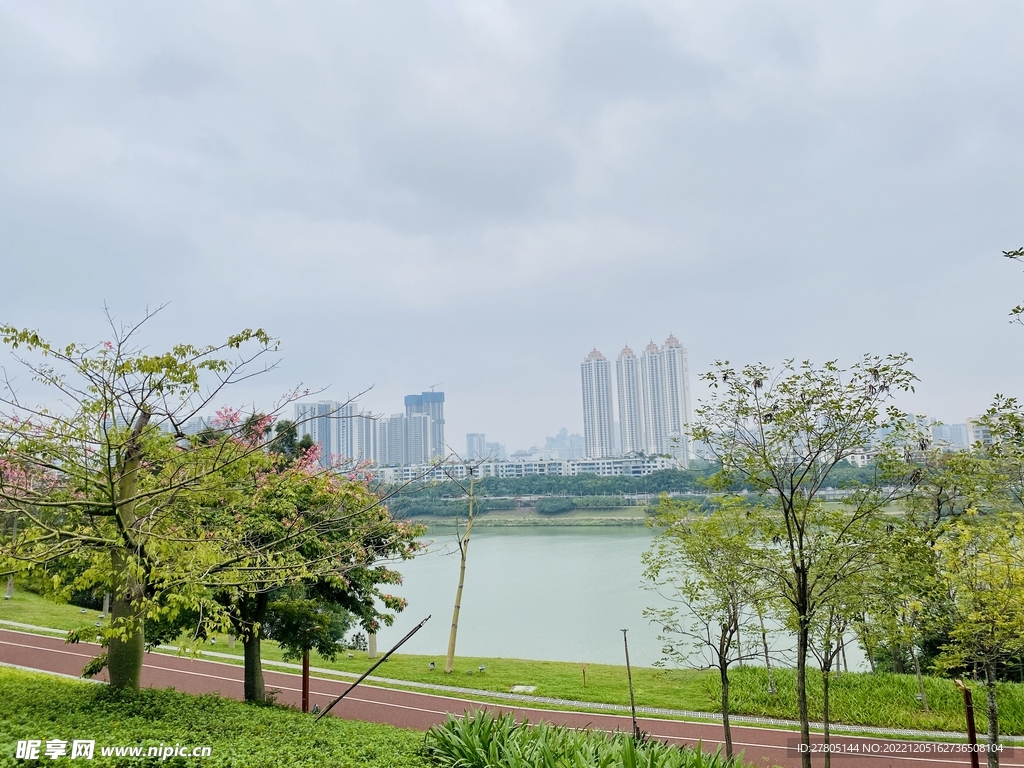 江边小清新风景