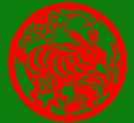 兔子剪纸