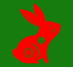 兔子剪纸