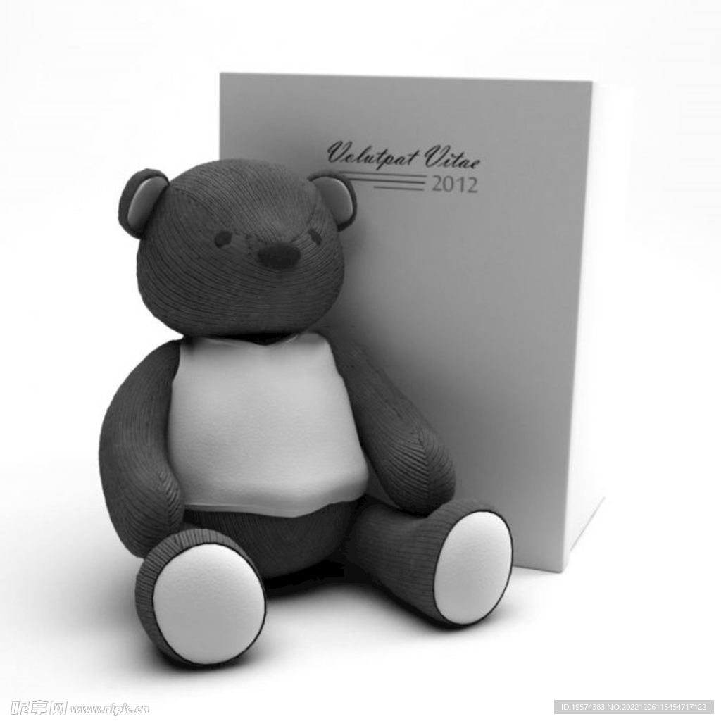 C4D模型小熊玩具礼品