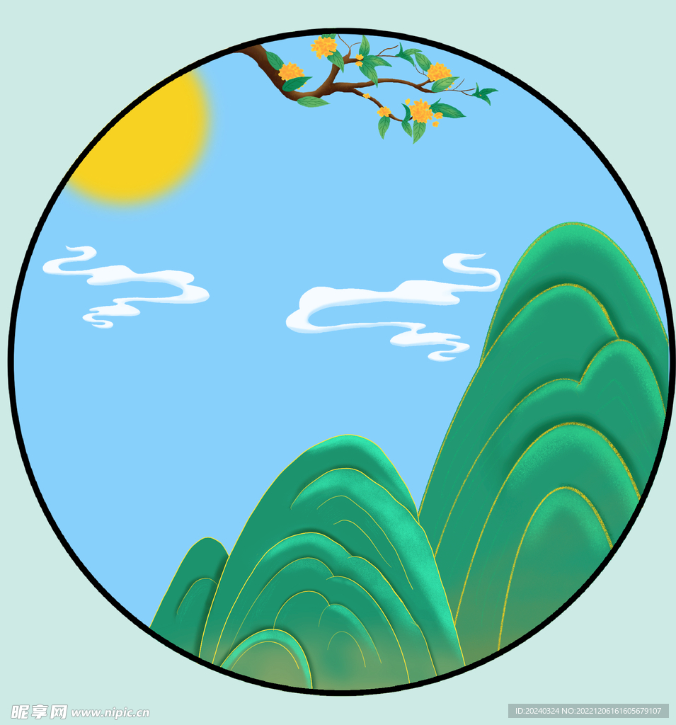 国风山
