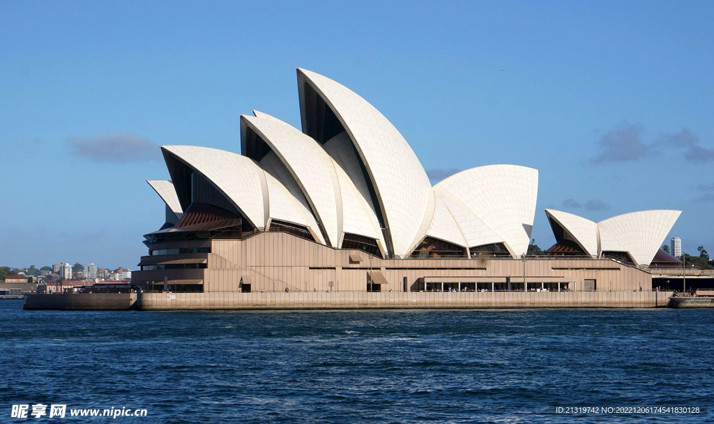 悉尼歌剧院蓝天大海