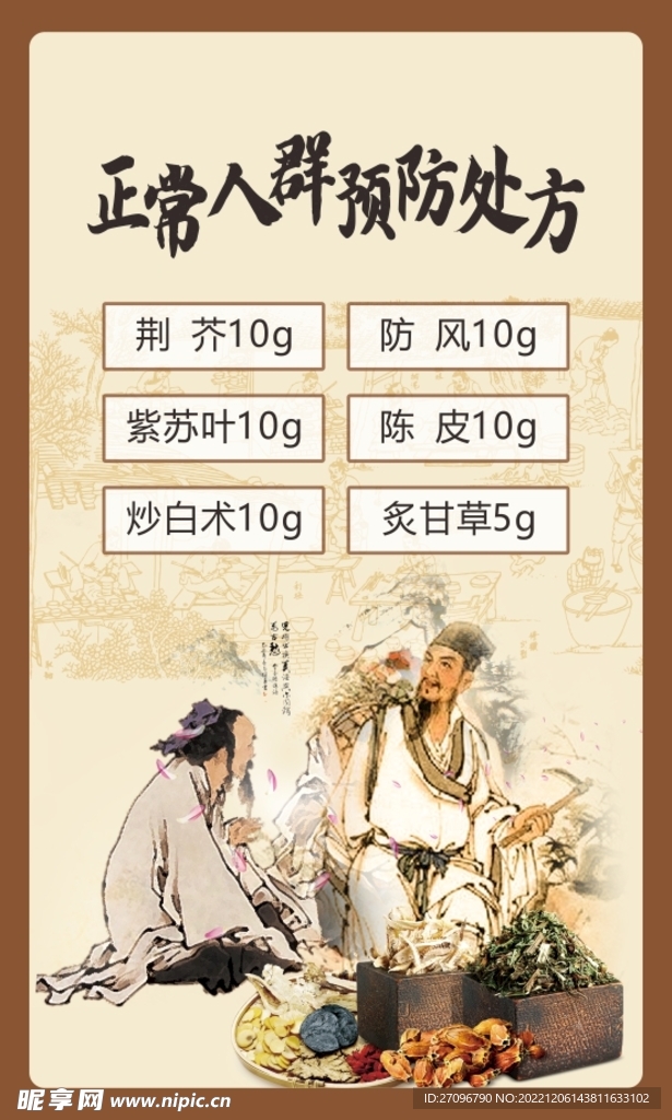 正常人群预防处方