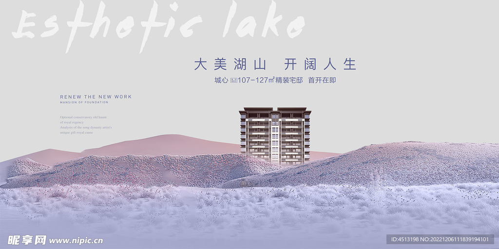 湖景地产广告