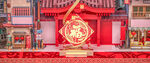 中国传统新年展示模型