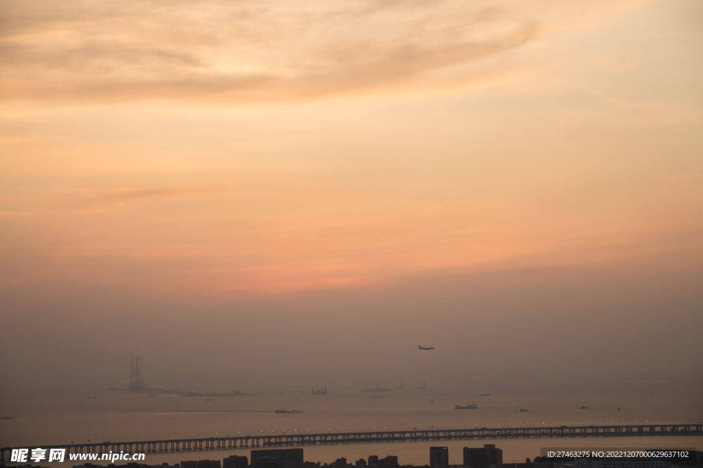 海边落日