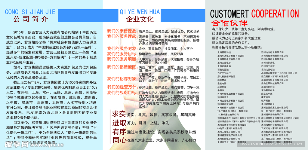 三折页