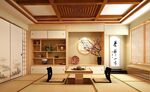 日式茶室效果图