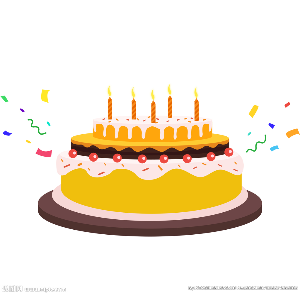 만화 생일 일러스트 케이크 그림, 생일 케이크, 맛있는 케이크, 양초 PNG 일러스트 및 PSD 이미지 무료 다운로드 - Pngtree