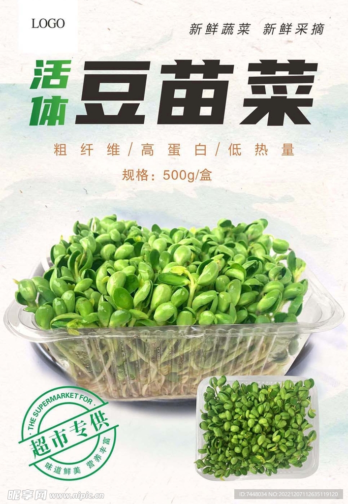 豆苗菜海报