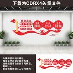 党建社会主义核心价值观文化墙