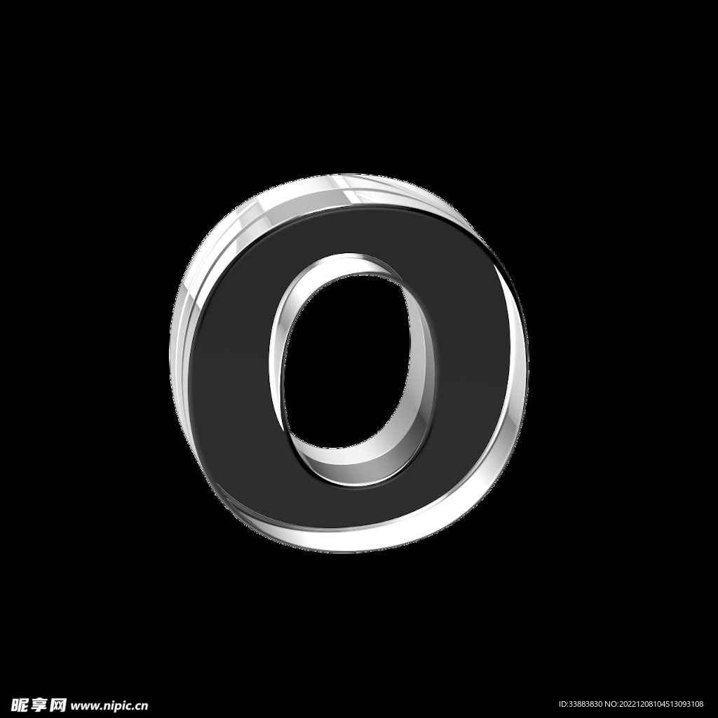 O立体字
