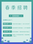 春季招聘海报