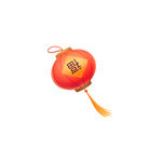 红色的灯笼和福字