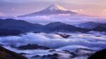 日本富士山唯美图片