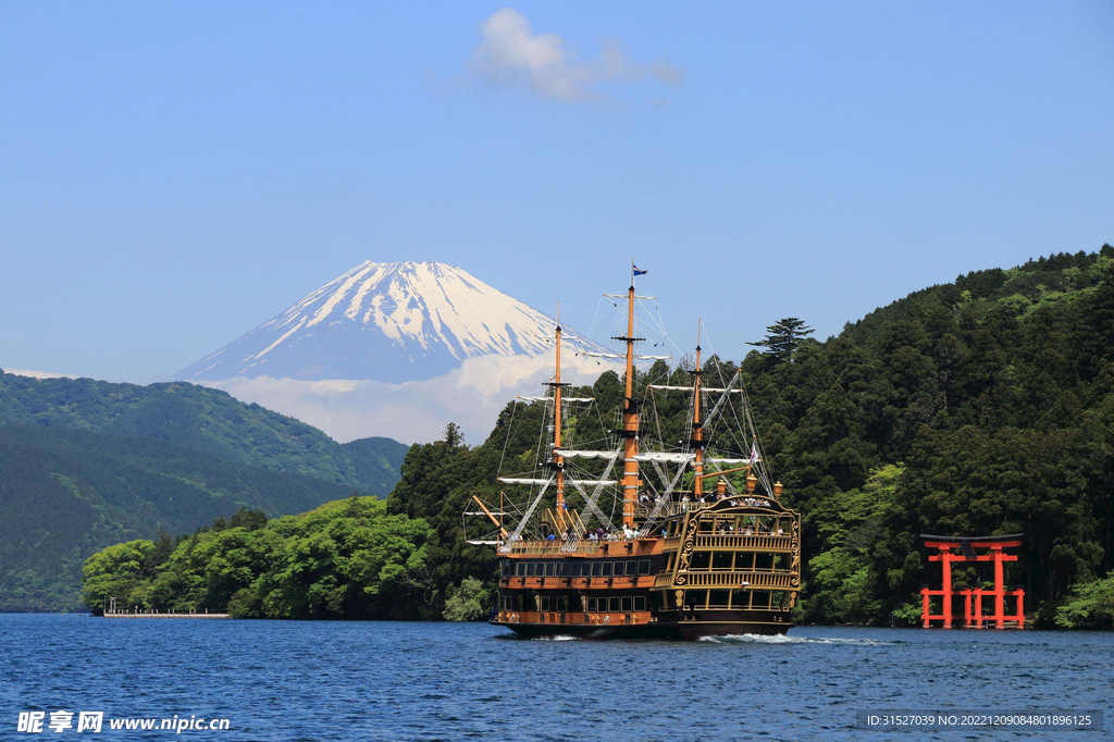 日本富士山图片