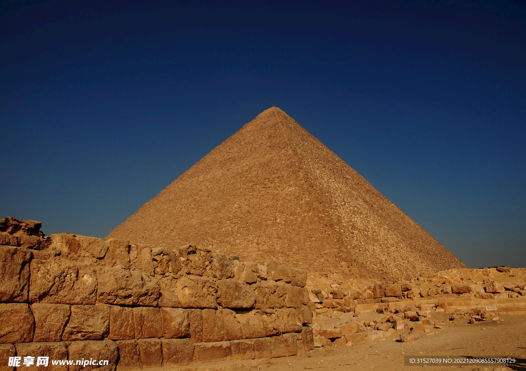 埃及金字塔特写素材