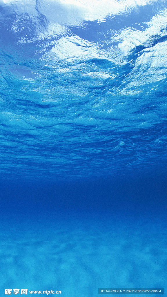 蓝色海洋背景