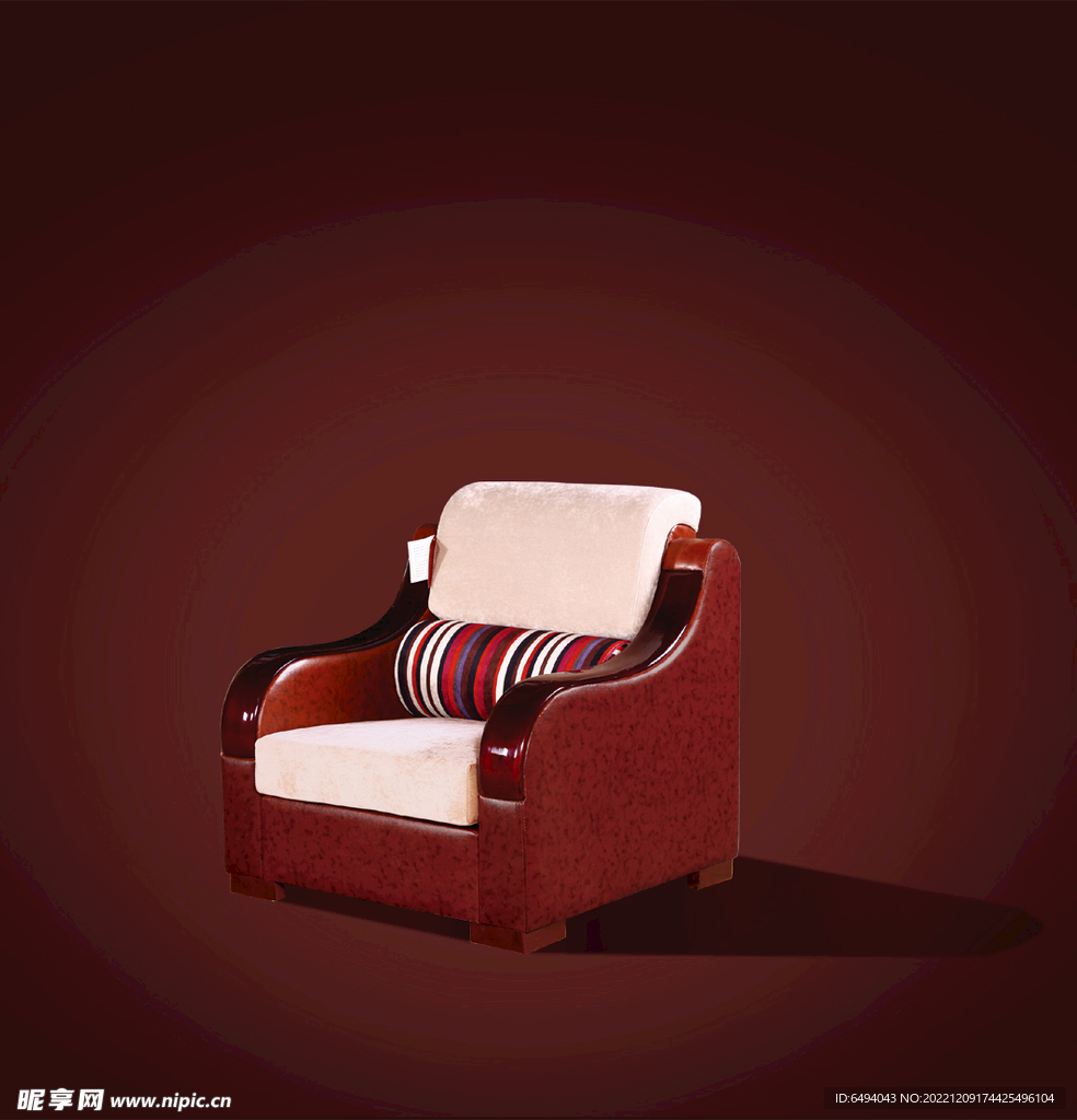 红木家具布艺沙发单层免抠素材