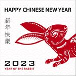 兔年剪纸  