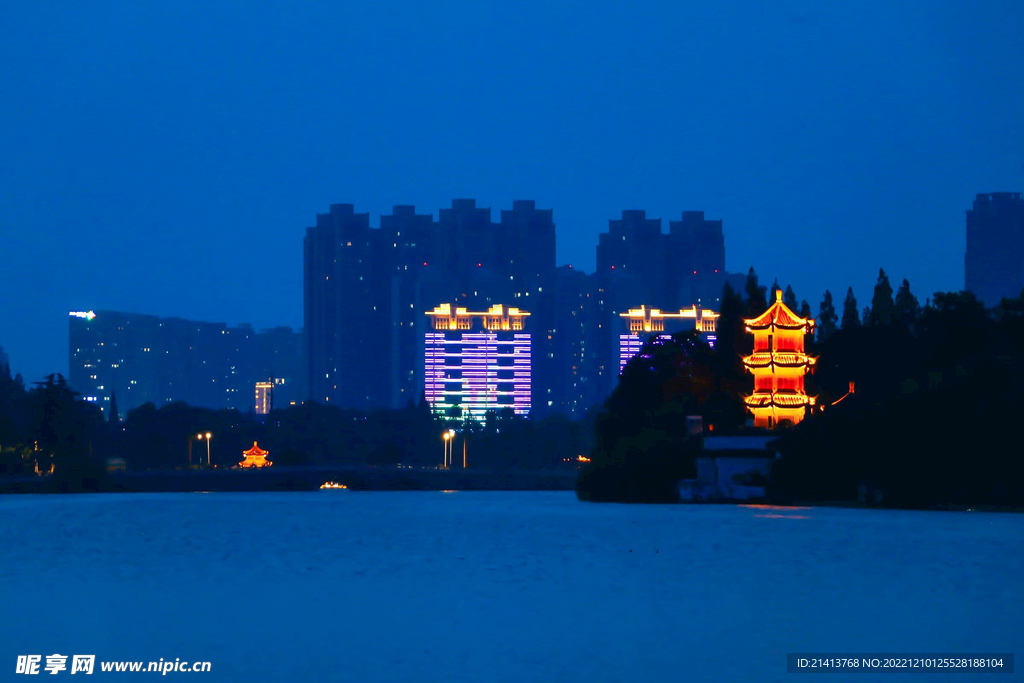 夜晚城市风景 