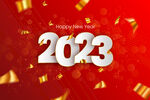 2023新年红色背景
