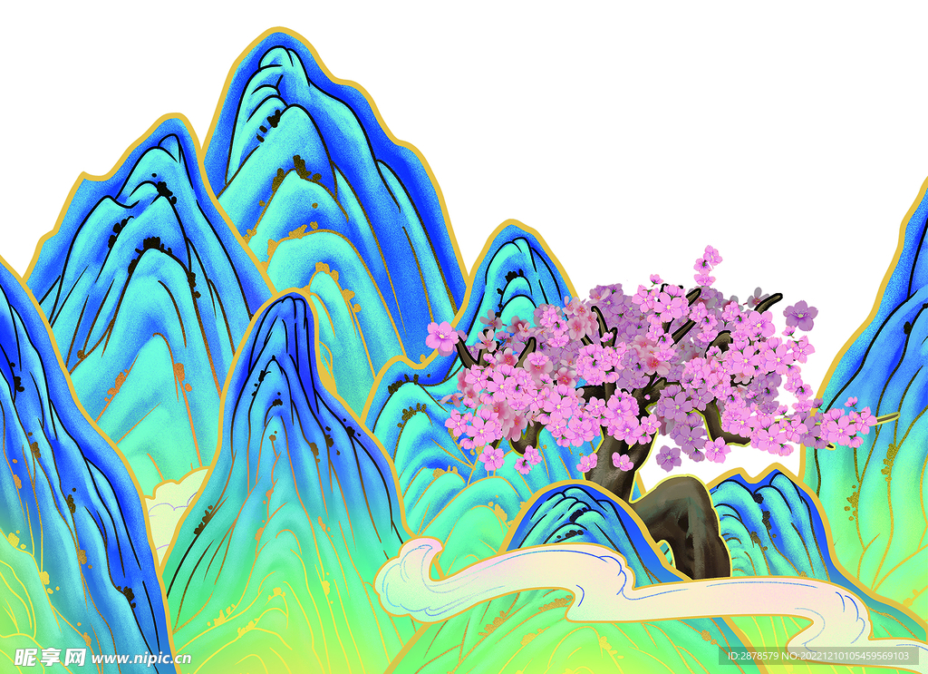  中国风   山