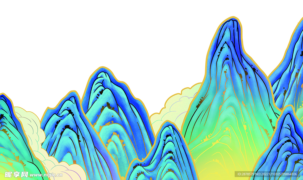 山 水墨画 