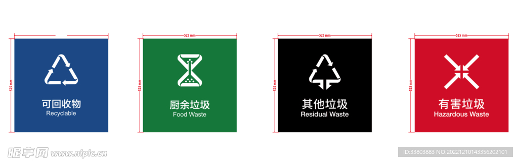 垃圾分类标识