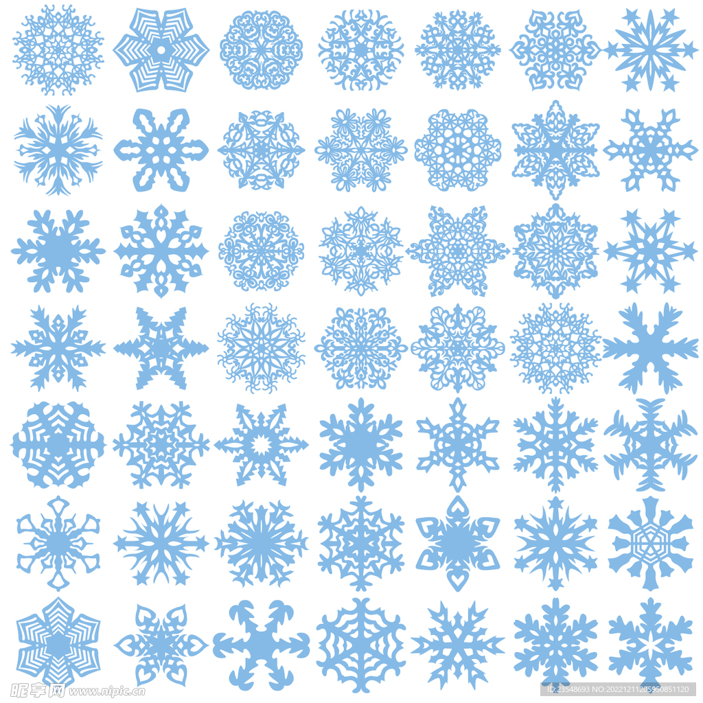 6种雪花分层素材设计元素素材免费下载(图片编号:5593295)-六图网