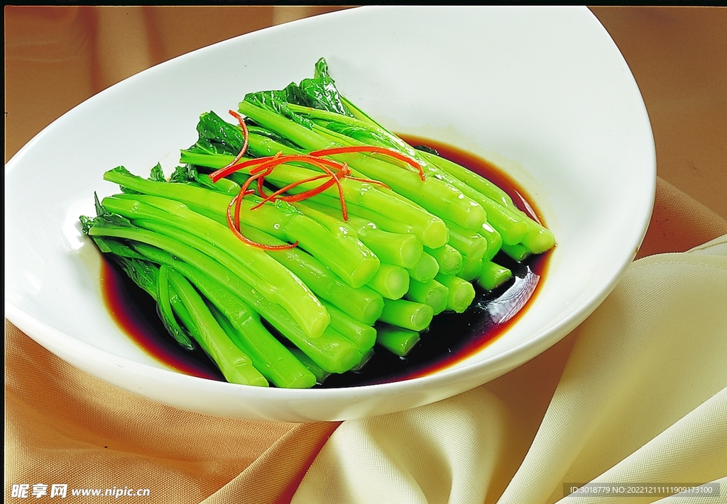 白灼菜心