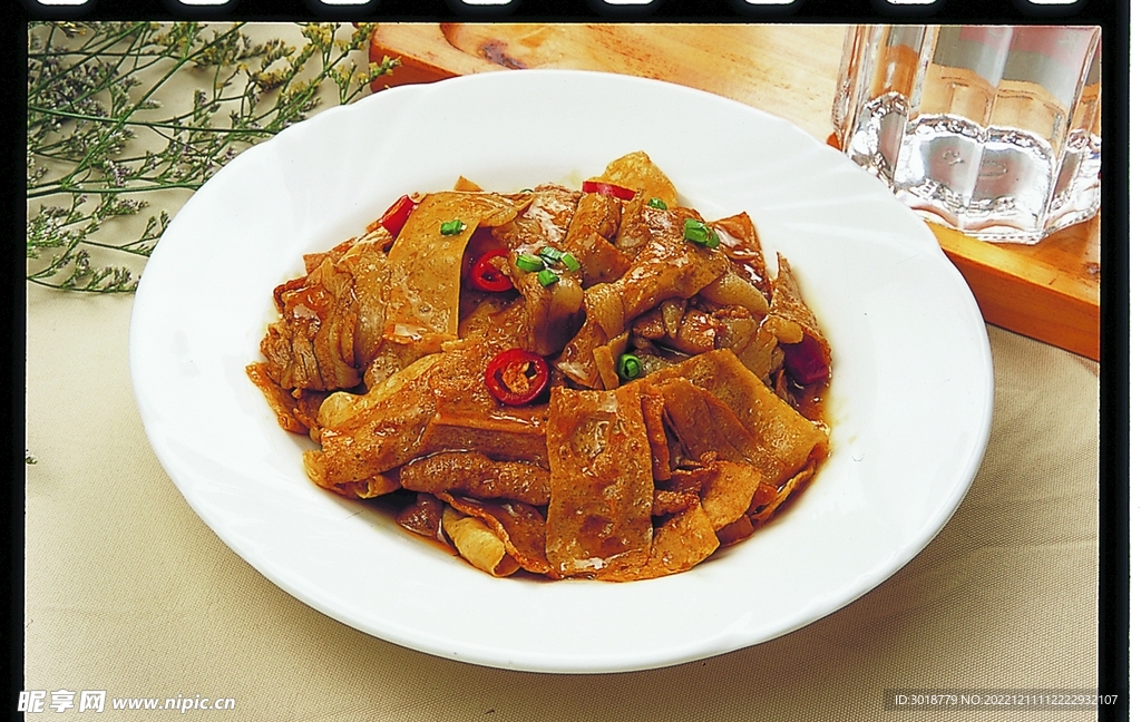 小炒豆腐皮