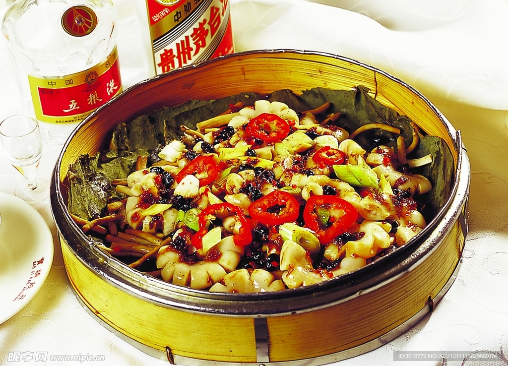 笼仔豉汁蒸脆肠