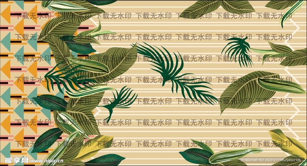 热带叶子