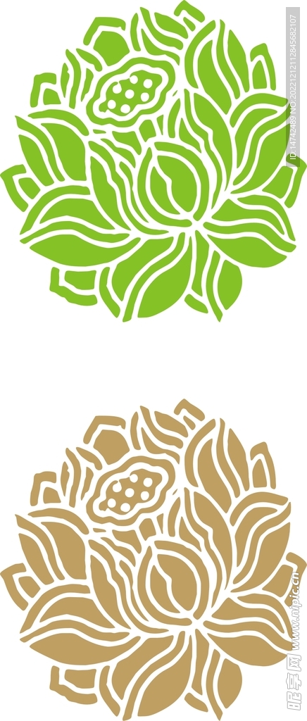 矢量荷花