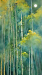 月明竹林静