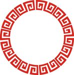 圆形花纹