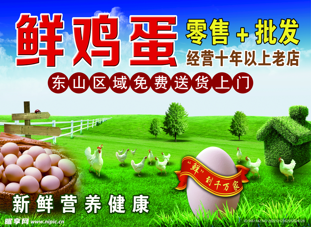 鲜鸡蛋