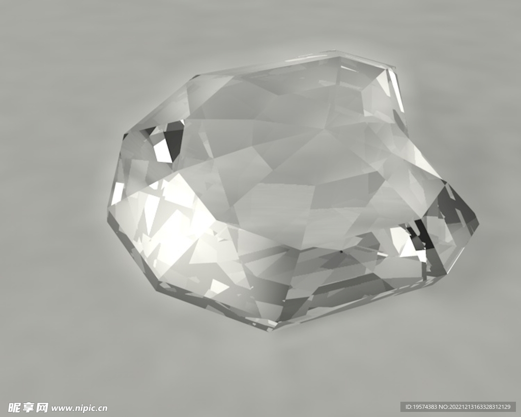 C4D模型 钻石 