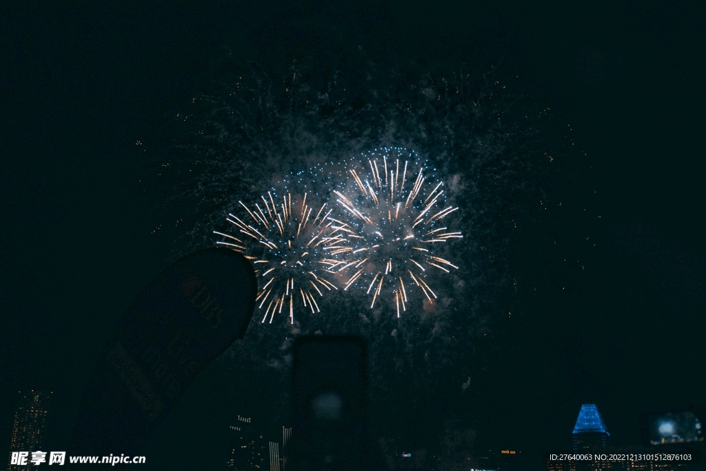 烟花夜空素材图片