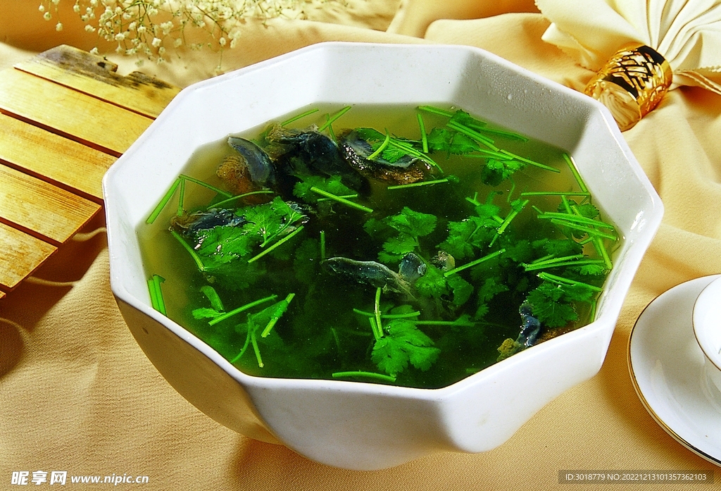 香茜皮蛋汤