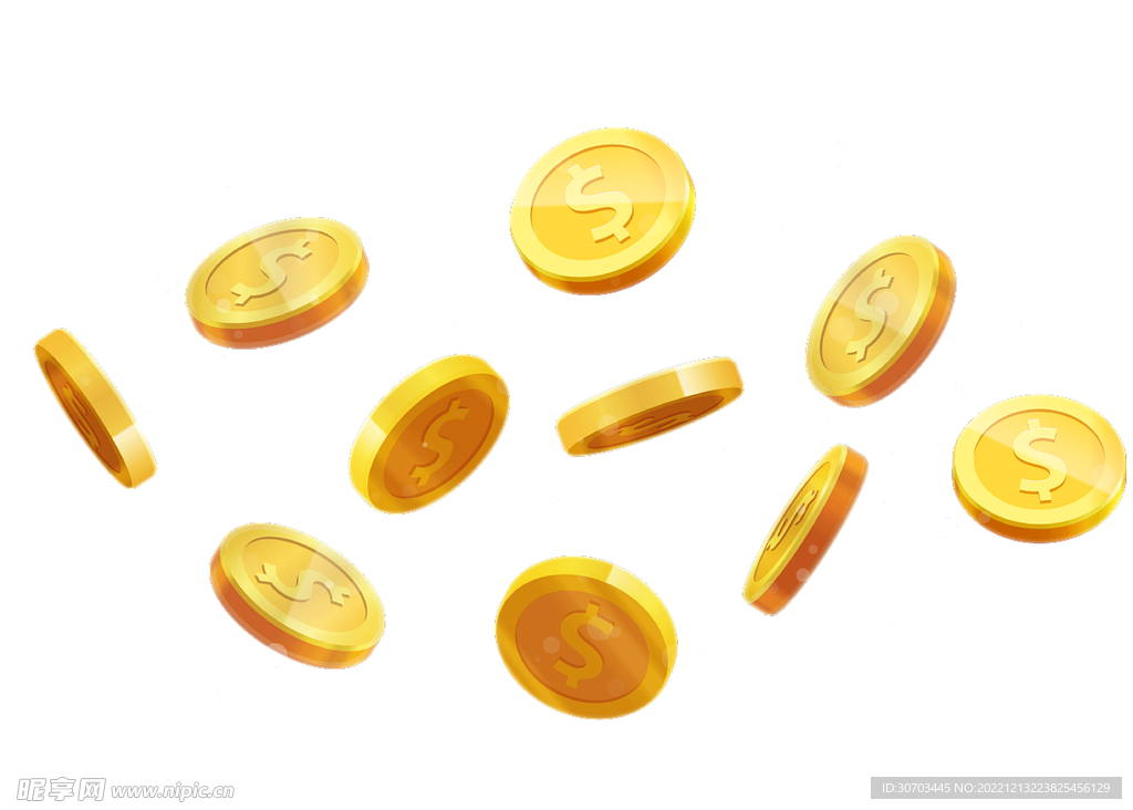 金色的钱币