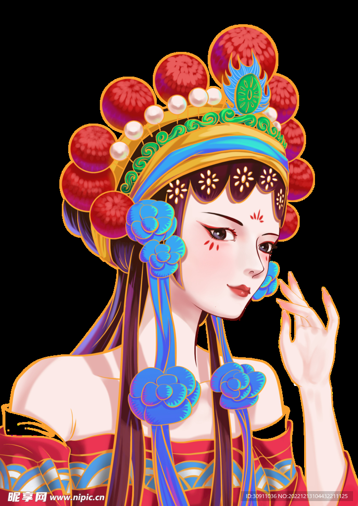 戏剧人物手绘