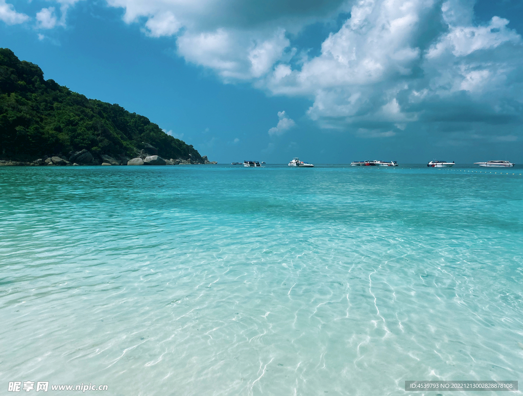 清澈的海水 蓝色大海