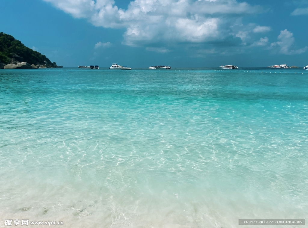 清澈的海水 蓝色大海