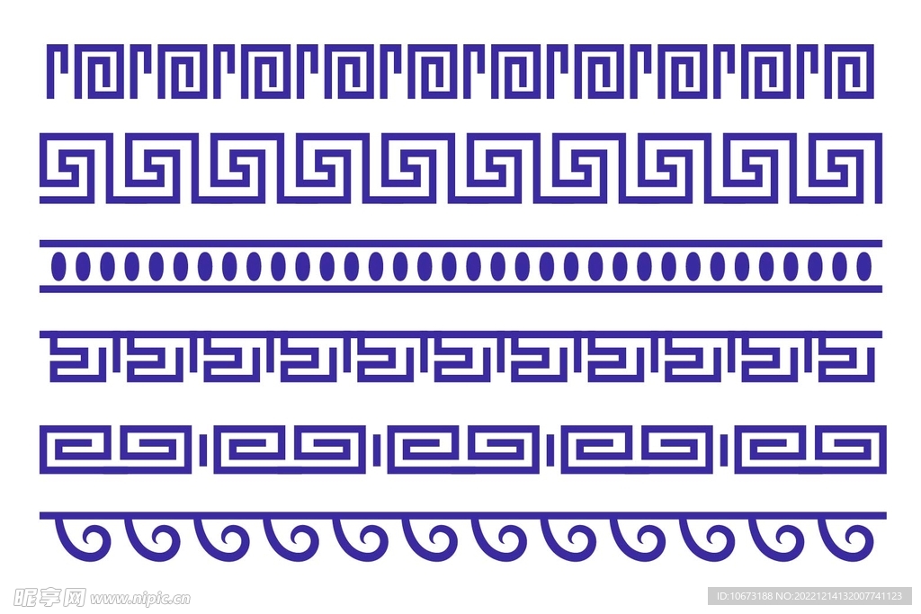希腊欧式花纹